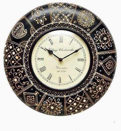 Wooden Traditional Wall Clocks, Color : Multicolored