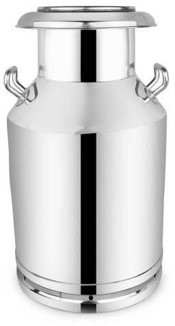 Aristocrat Stainless steel Polished SS Milk Can, Capacity : 40 Liter