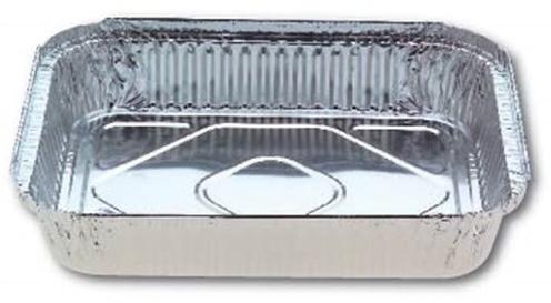 Rectangle Foil Container, Color : Silver