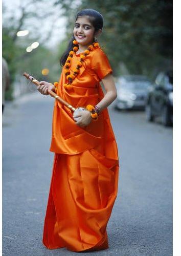 Meera Bai Costume, Color : Orange