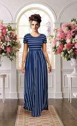 Fab Designer Digital Print Gowns, Size : M, XL, XXL