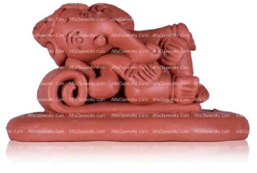 SLEEPING BABY GANESHA STATUE