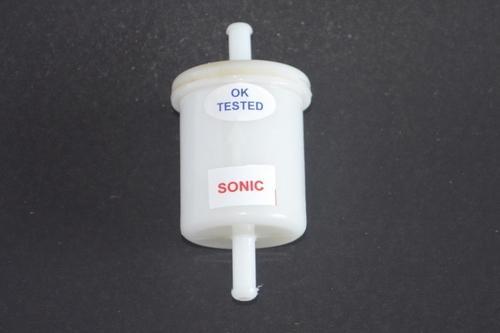 Sonic Plastic Fuel Filter, Color : White