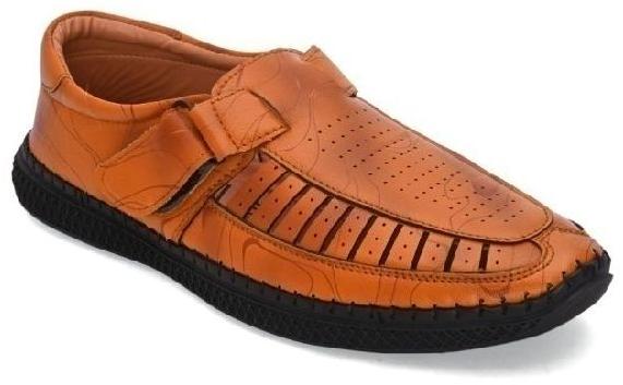Leather Smap-1324 Mens Jalsa Jutti, Feature : Attractive Designs, Comfortable, High Grip