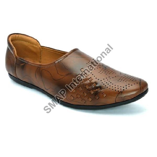 Rubber Plain Leather Smap-1311 Mens Jalsa Jutti, Size : 6, 7, 8, 9, 10