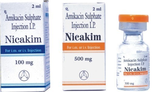 Amikacin Injection, Packaging Type : vial