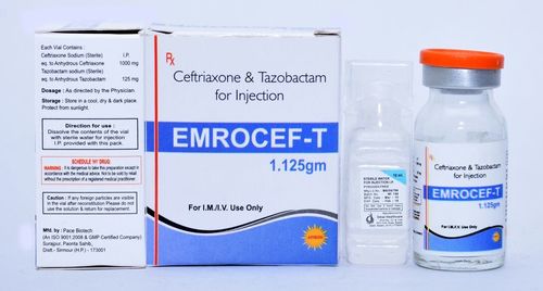 Ceftriaxone Tazobactam Injection, for Clinical, Hospital