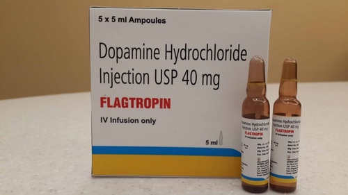 Dopamine Hydrochloride Injection, Packaging Size : 1*5