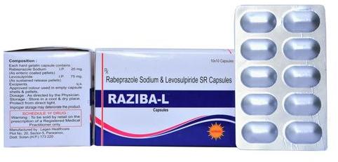 Rabeprazole and Levosulpiride Tablets, Packaging Size : 10*10