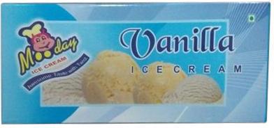 Mooday Vanilla Ice Cream Brick, Packaging Type : Box
