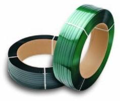 Green Polyester Strap, for Industrial, Loading Capacity : 40-50Kg