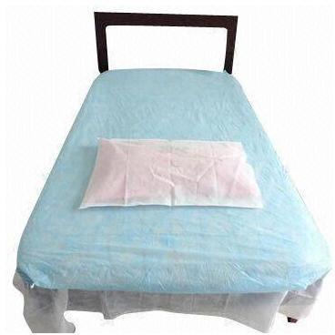 Shi Non Woven Disposable Hospital Bed Sheet, Pattern : Plain