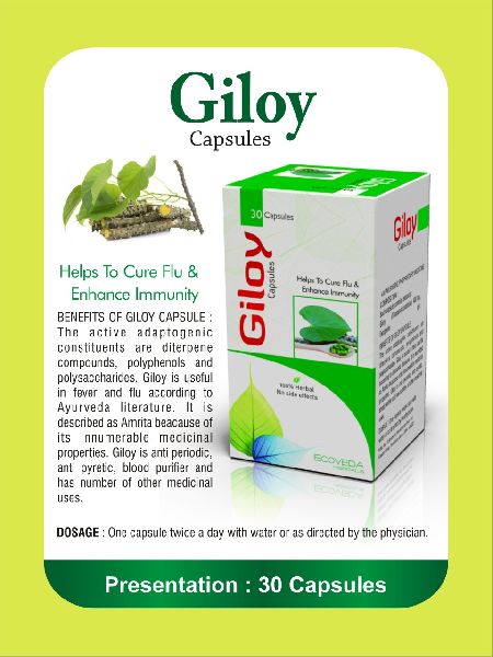 Giloy capsules, Certification : ISO-9001: 2008 Certified