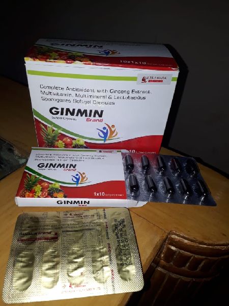 Ultramark Wellness Ginmin Active tablets, Shelf Life : 5 Year