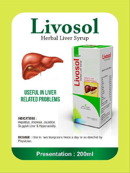 Livosol Herbal Liver Syrup, Shelf Life : 5 Year