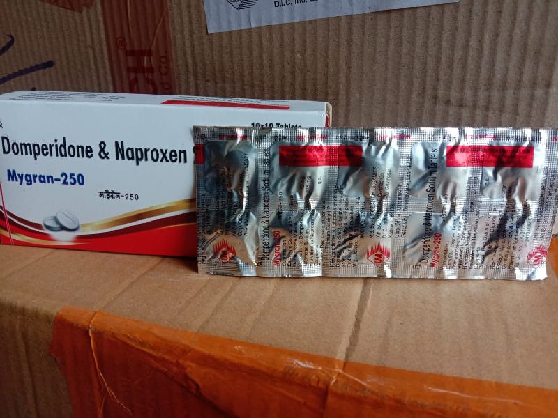 MYGRAN 250 Domperidone &amp;amp; Naproxen Tablets