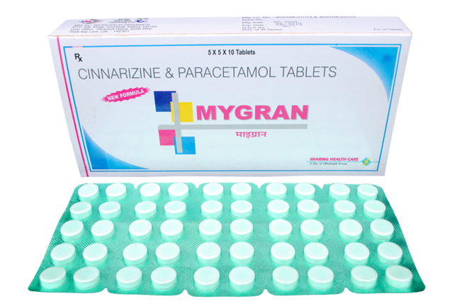 MYGRAN Flunrazine Dihydrochloride Tablets