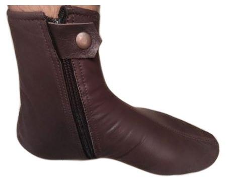 Orbix Plus Plain Leather Socks ., Size : M