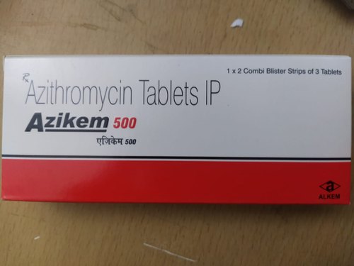 Azikem Tablets, Packaging Type : Blister