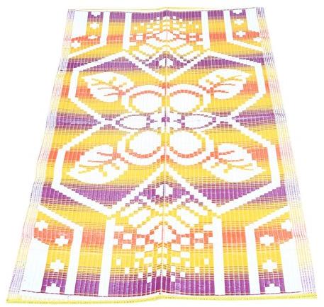 Sahil 3x6 Feet Polypropylene Mat, Pattern : Printed