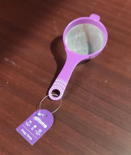 9 cm Alltime Plastic Tea Strainer, Color : Purple