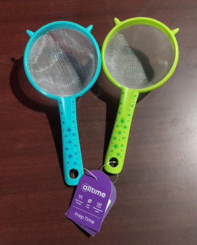 9 cm Plastic Tea Strainer, Color : Aqua Blue Parrot Green