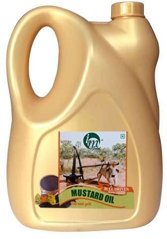 5 Liter Cold Pressed Mustard Oil, for Cooking, Packaging Size : 5ltr