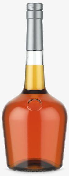 Glass Cognac Bottles, Pattern : Plain