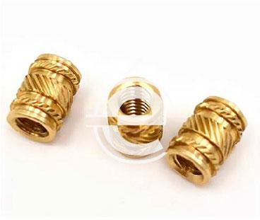 Round Brass Polished Injection Molded Inserts, for Electrical Fittings, Size : 20-30mm, 30-40mm