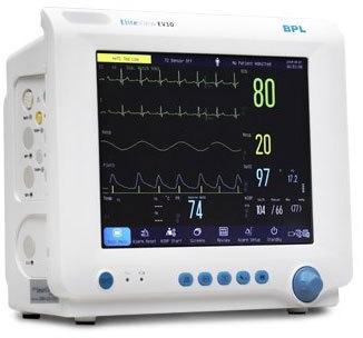Multipara Monitor-BPL (Elite View EV10), for Hospital, Color : White