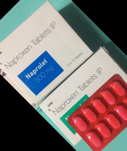 NAPROLET Naproxen Tablets, Packaging Size : 1X10