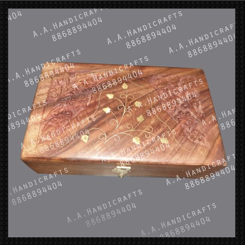 Hand Carved Wooden Jewelry Box, Size : 5x5x3, 7x7x4, 9x9x5