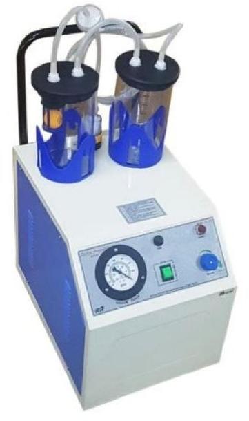 1 HP Double Bottle Suction Machine For Hospital