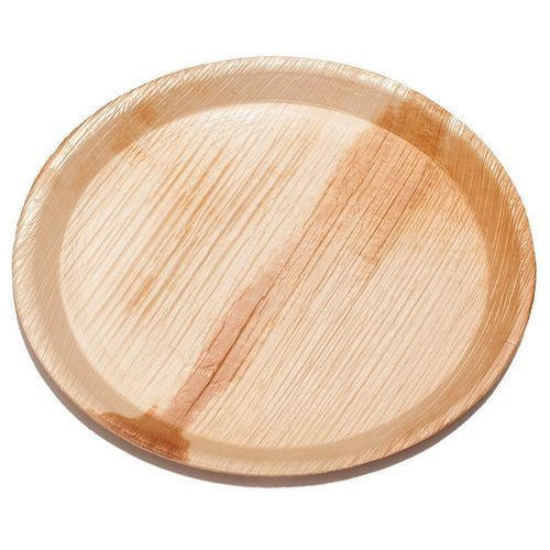 Areca Leaf Plain Round Plate