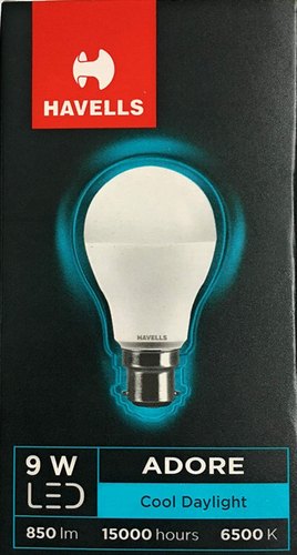 Aluminium Havells LED Bulb