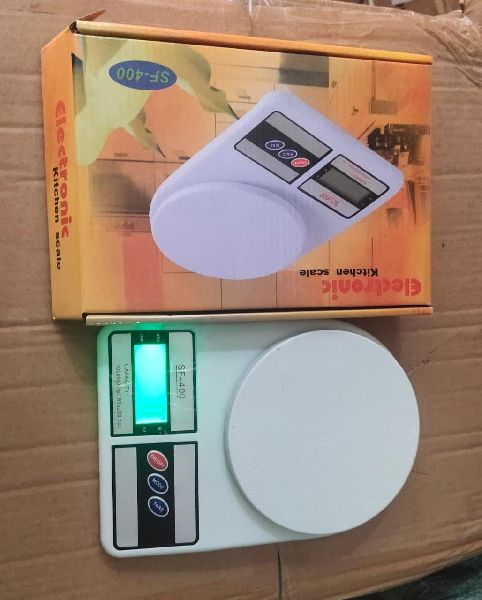 Round ELECTRONIC KITCHEN SCALE, for Weighing Goods, Display Type : Digital