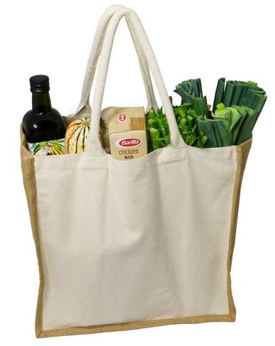 Jute Grocery Bag, for Good Quality, Easily Washable, Packaging Type : Packet