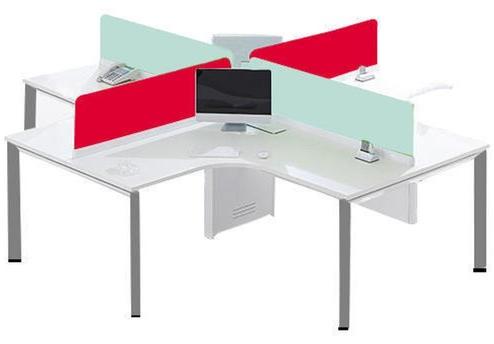 Wooden PVC Office Work Station, Shape : Rectangular