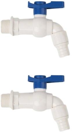 Plastic PVC Nozzel Cock, Color : White