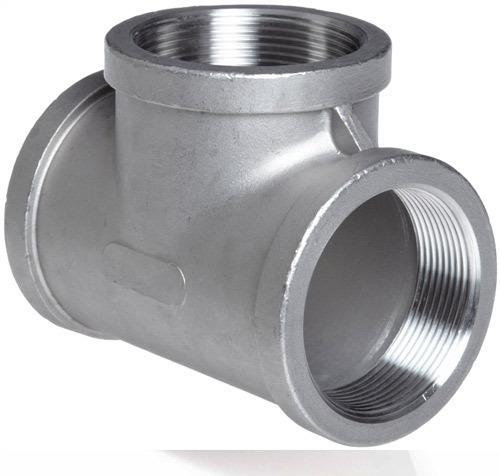 Polished Mild Steel Tee, for Pipe Fitting, Size : Standard