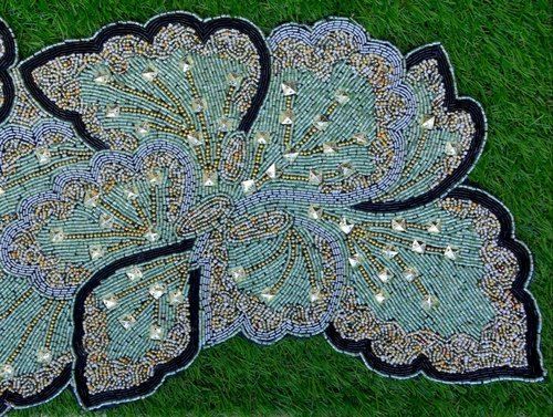 35X13 Inch 6mm Glass Beaded Table Runner