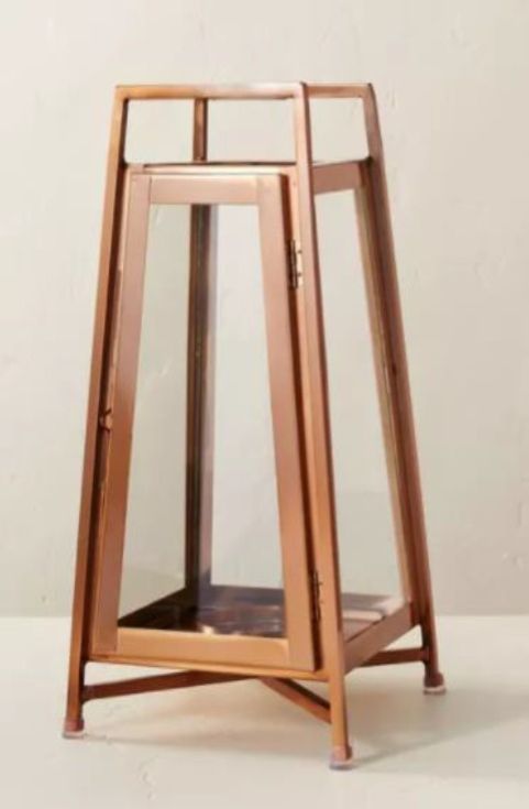 Copper Finish Lantern