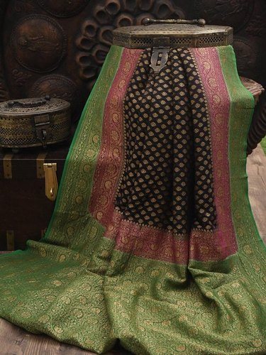 Georgette Banarasi Silk Saree