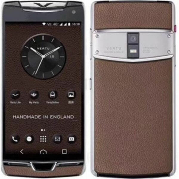 Vertu Constellation X Brown Silver, Shape : Square