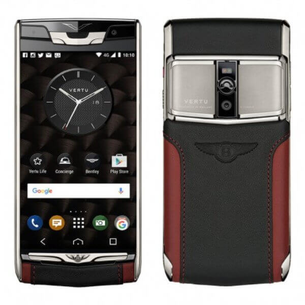 Vertu Signature Touch For Bentley Silver, Size : 5.2 Inch