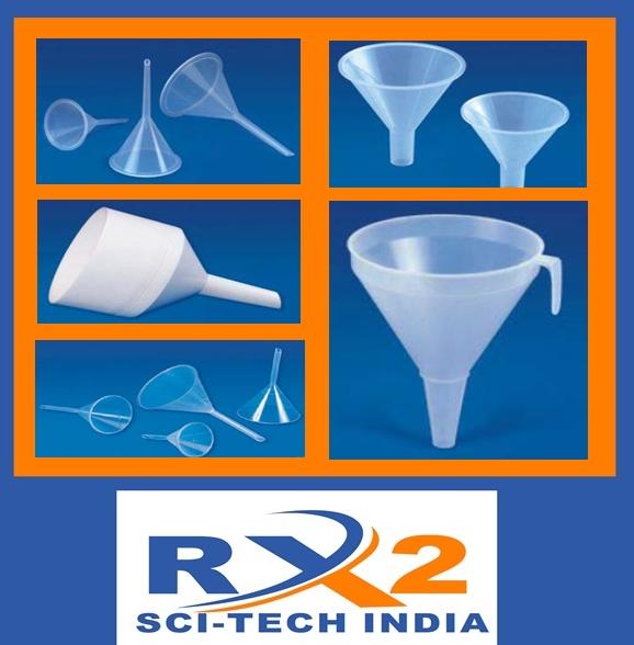 Funnel Plastic, for Industrial Use, Laboratory Use, Feature : Well Finished