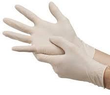 Latex examination gloves, Size : 10-15 Inch