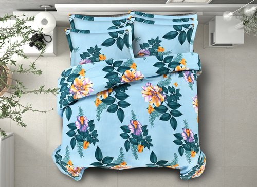 Floral Printed Bedsheet Set