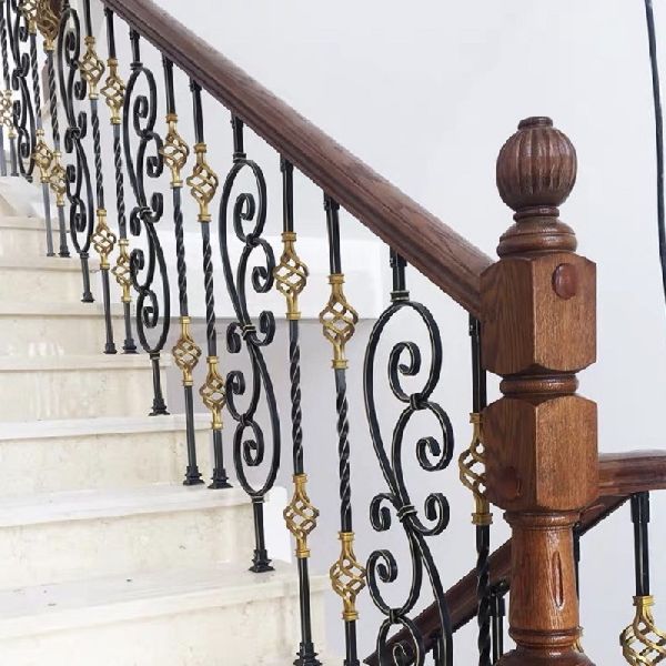 Polished Brass Customize Hand Railing, Feature : Fine Finished