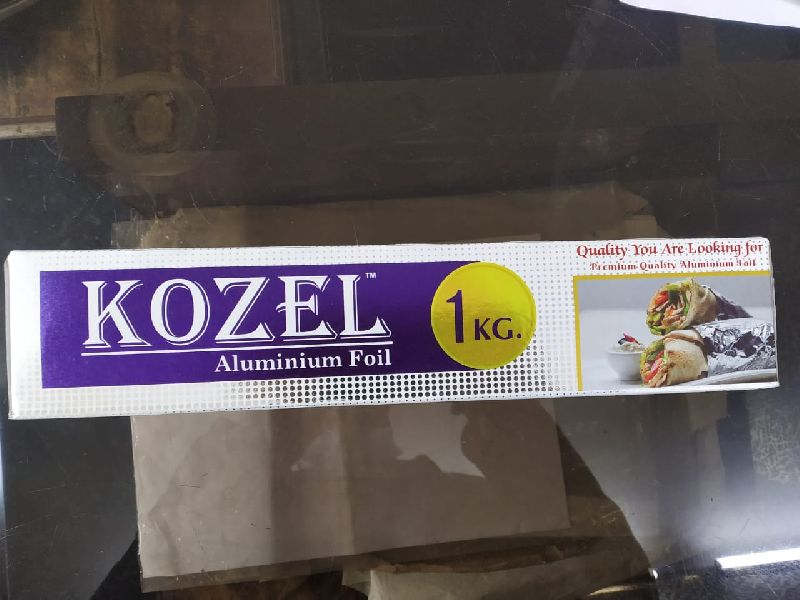 Kozel 1Kg Aluminium Foil Rolls, for Food Packaging, Color : Silver